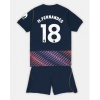 Dětský fotbalový dres Tottenham Hotspur Mateus Fernandes #18 2026-27 Venkovní Krátký Rukáv (+ trenýrky)